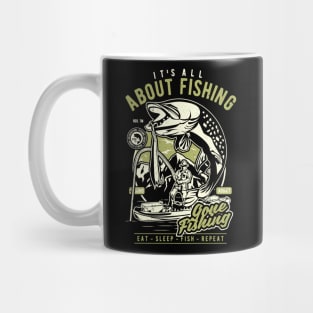 It's All About Fishing Mug